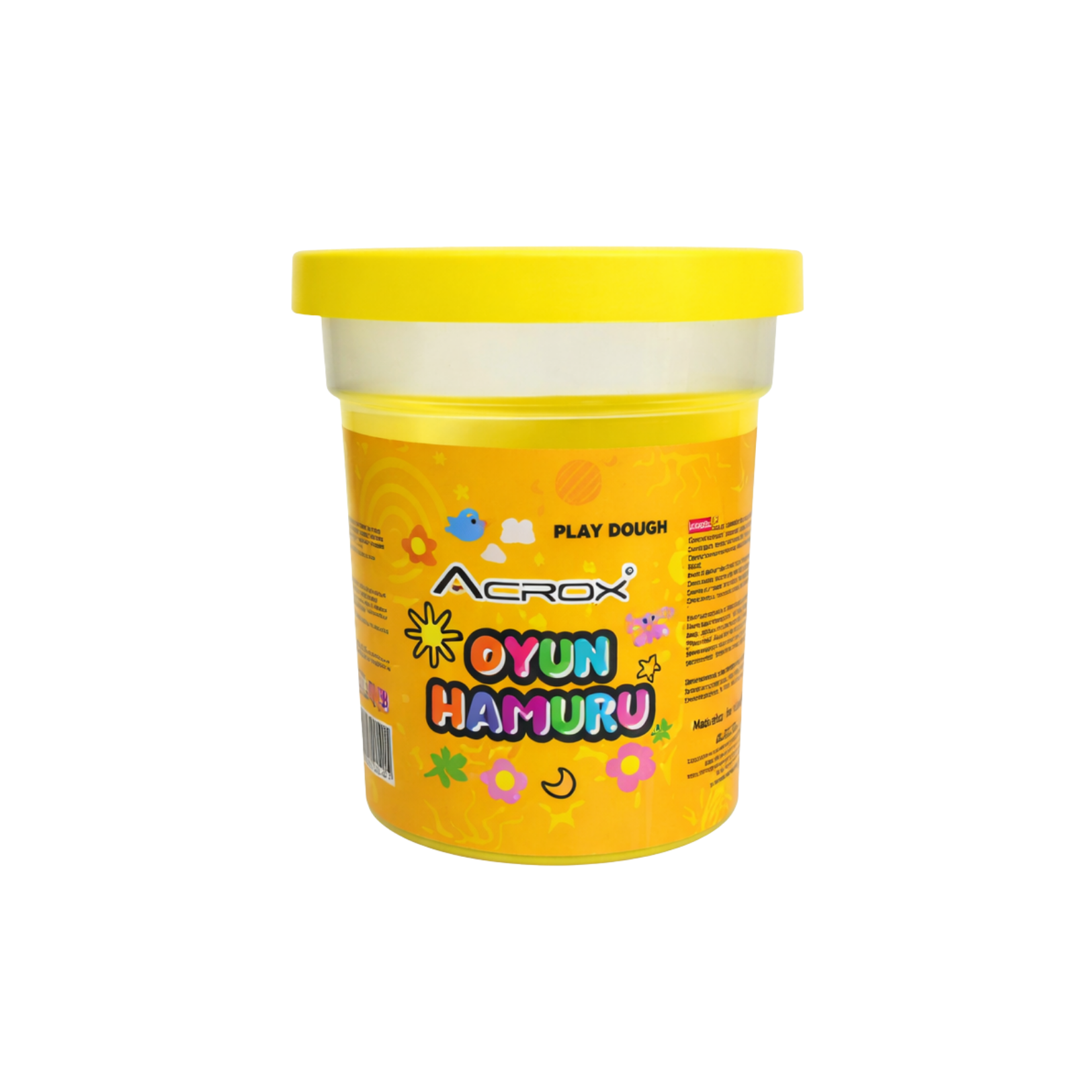 ACROX TEKLİ OYUN HAMURU SARI 110 GR
