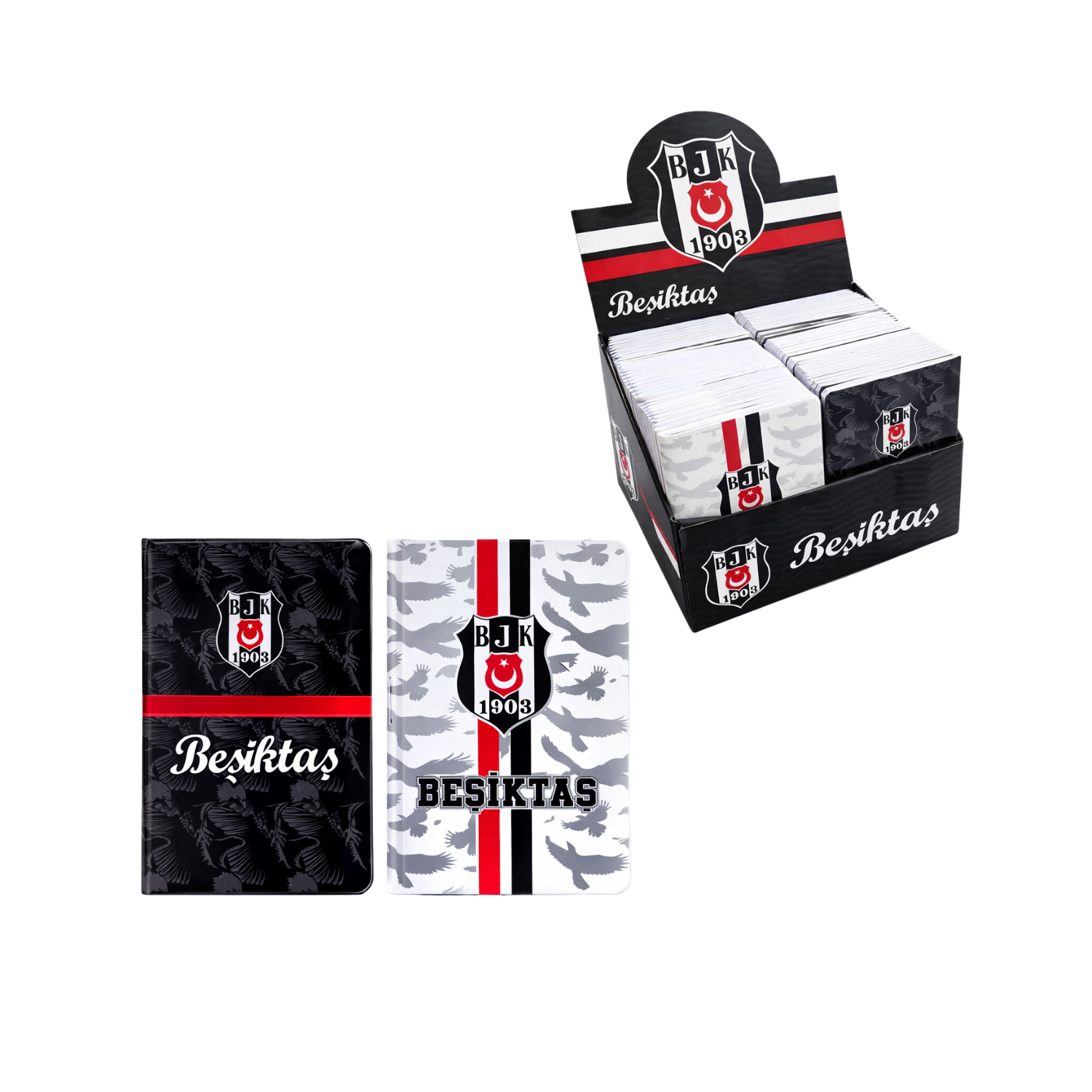 BEŞİKTAŞ BLOKNOT KK DİKİŞLİ 8X13 68 Lİ