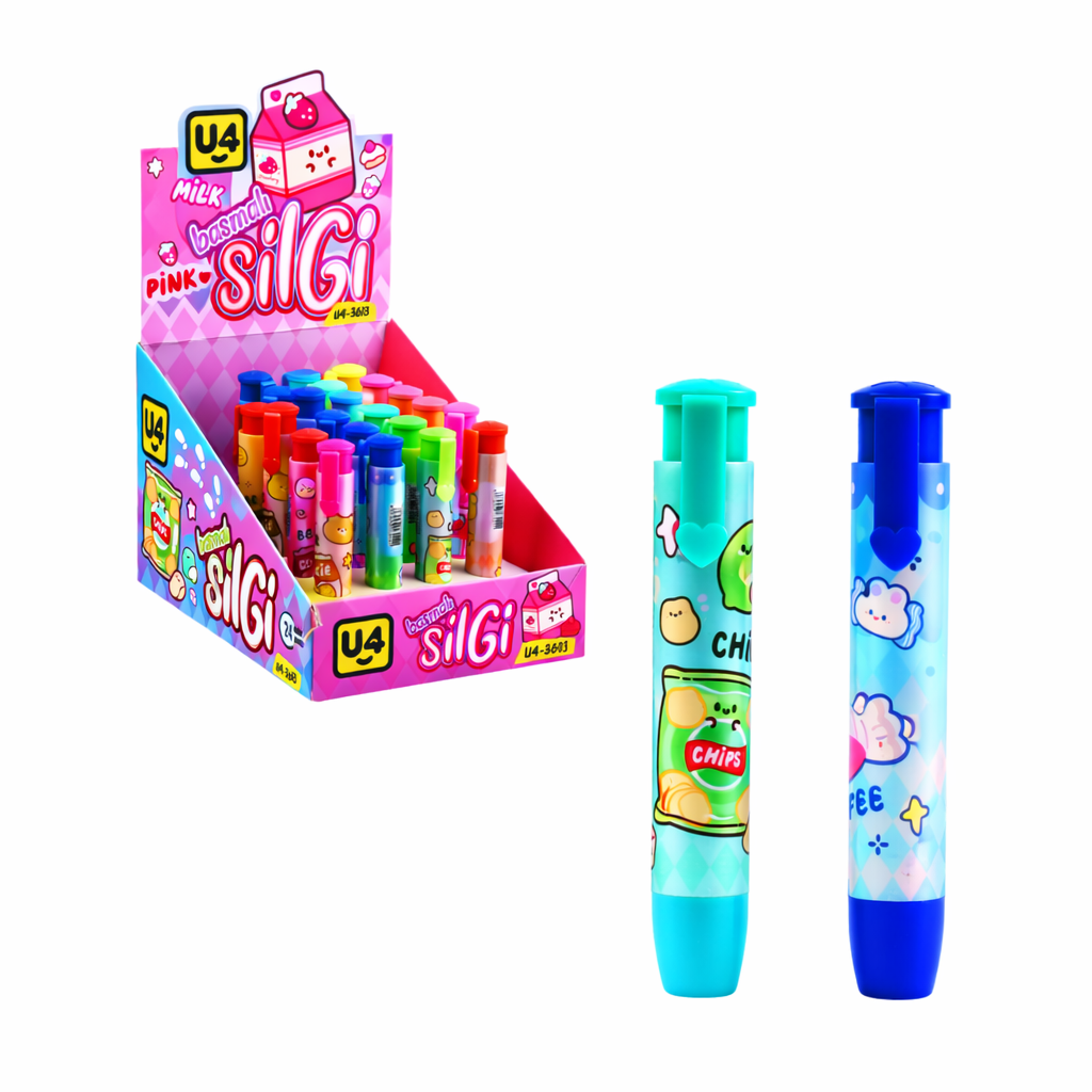 U4 BASMALI SİLGİ U4-3613 24 LÜ