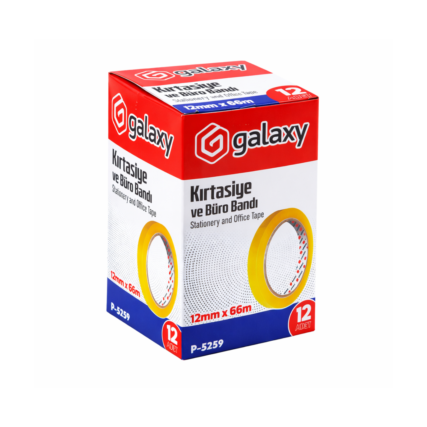 GALAXY KIRTASİYE VE BÜRO BANDI 12 Lİ 12X66