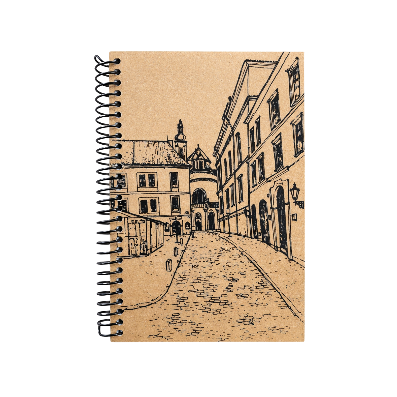 TOKAÇ SERT KAPAK KRAFT ÇİZGİSİZ DEFTER 16X23 100 YPR