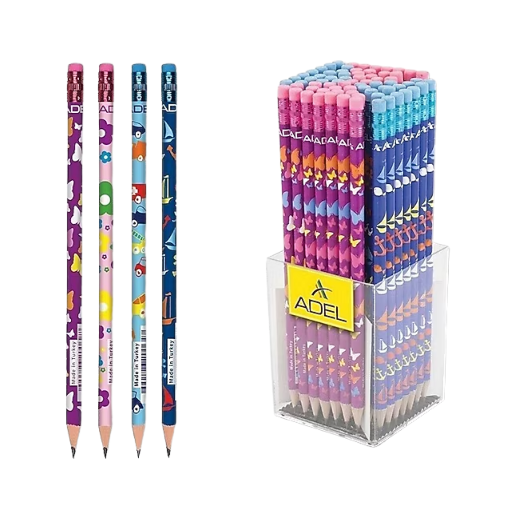 ADEL 72 Lİ KİDS SİLGİLİ KURŞUN KALEM