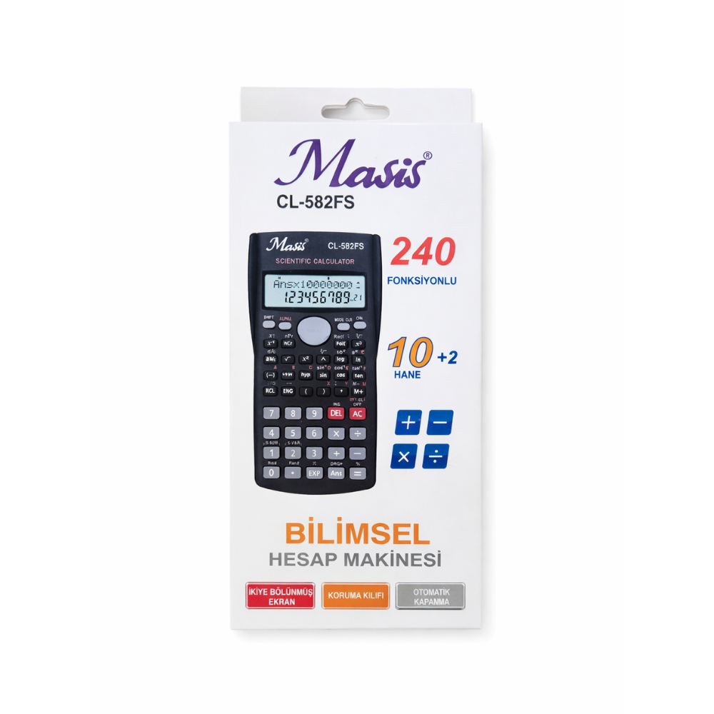 MASİS BİLİMSEL HESAP MAKİNES CL-582FS