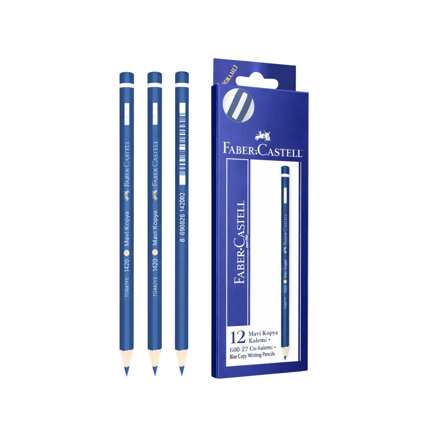 FABER CASTELL MAVİ KOPYA KALEMİ 12 Lİ
