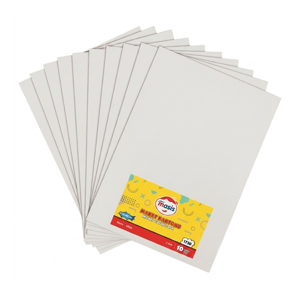 MASİS MAKET KARTONU BEYAZ 10 LU