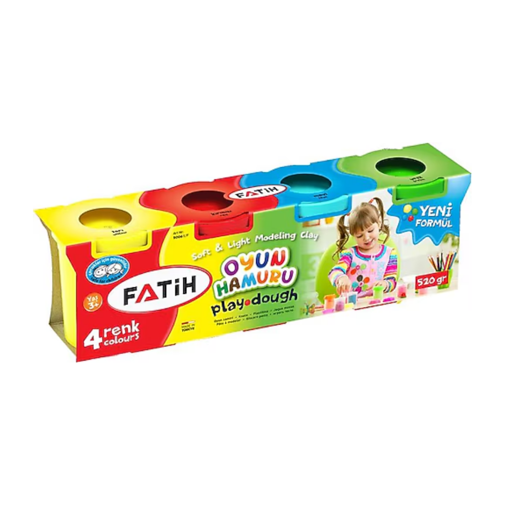 FATİH OYUN HAMURU 50061 4 RENK 520 GR