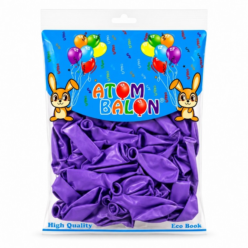 ATOM MOR BALON 100 LÜ