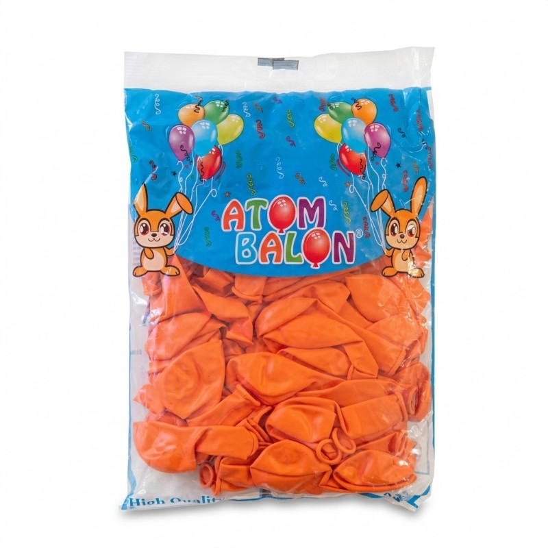 ATOM TURUNCU BALON 100 LÜ