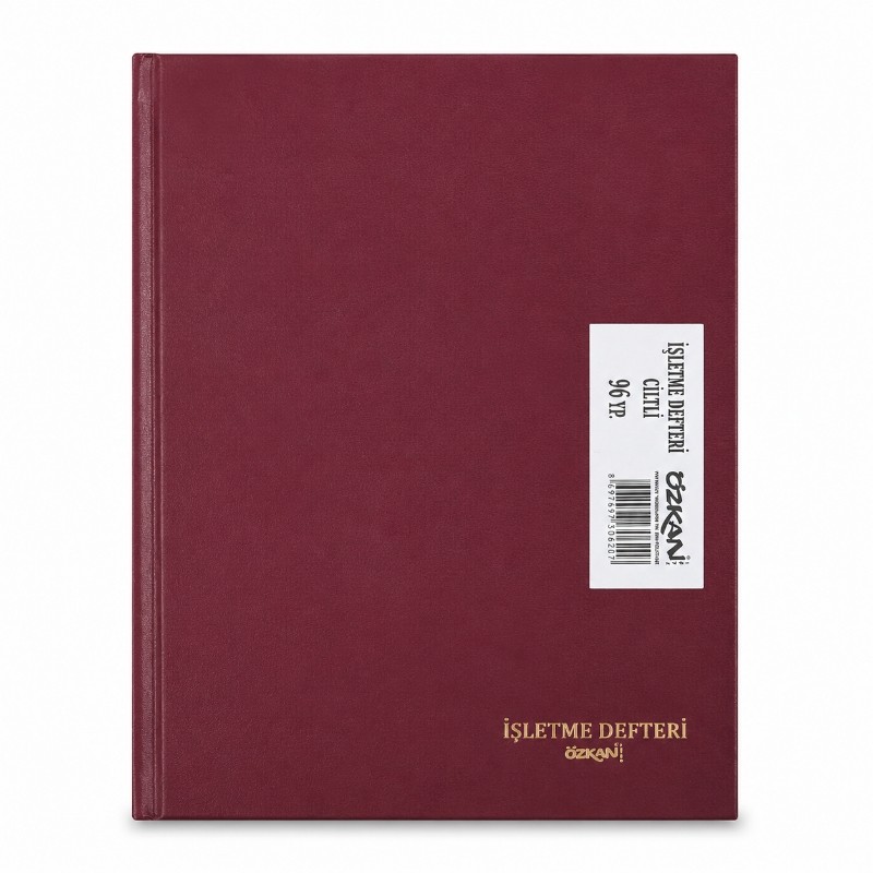 İŞLETME DEFTERİ (DERNEK İÇİN) 96 YAPRAK