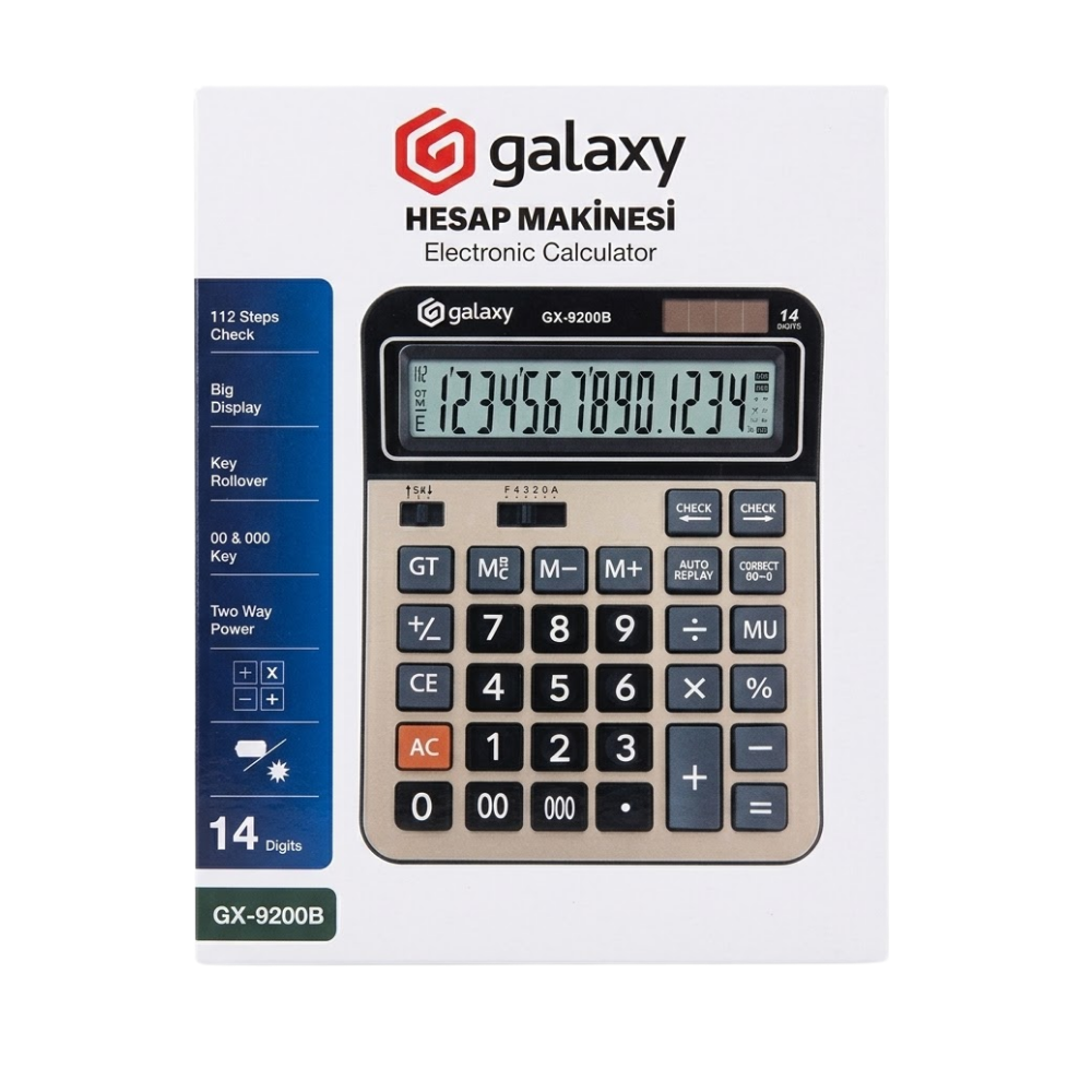 GALAXY HESAP MAKİNESİ GX-9200B