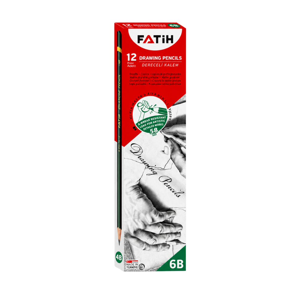 FATİH 6B DERECELİ KALEM 12 Lİ