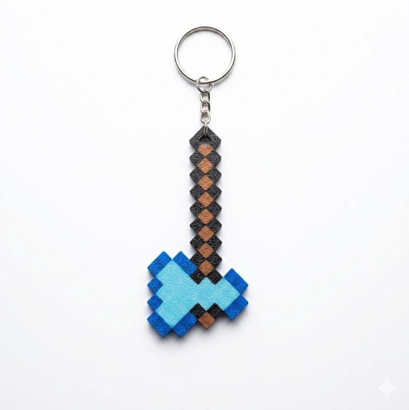 MİNECRAFT ANAHTARLIK BALTA