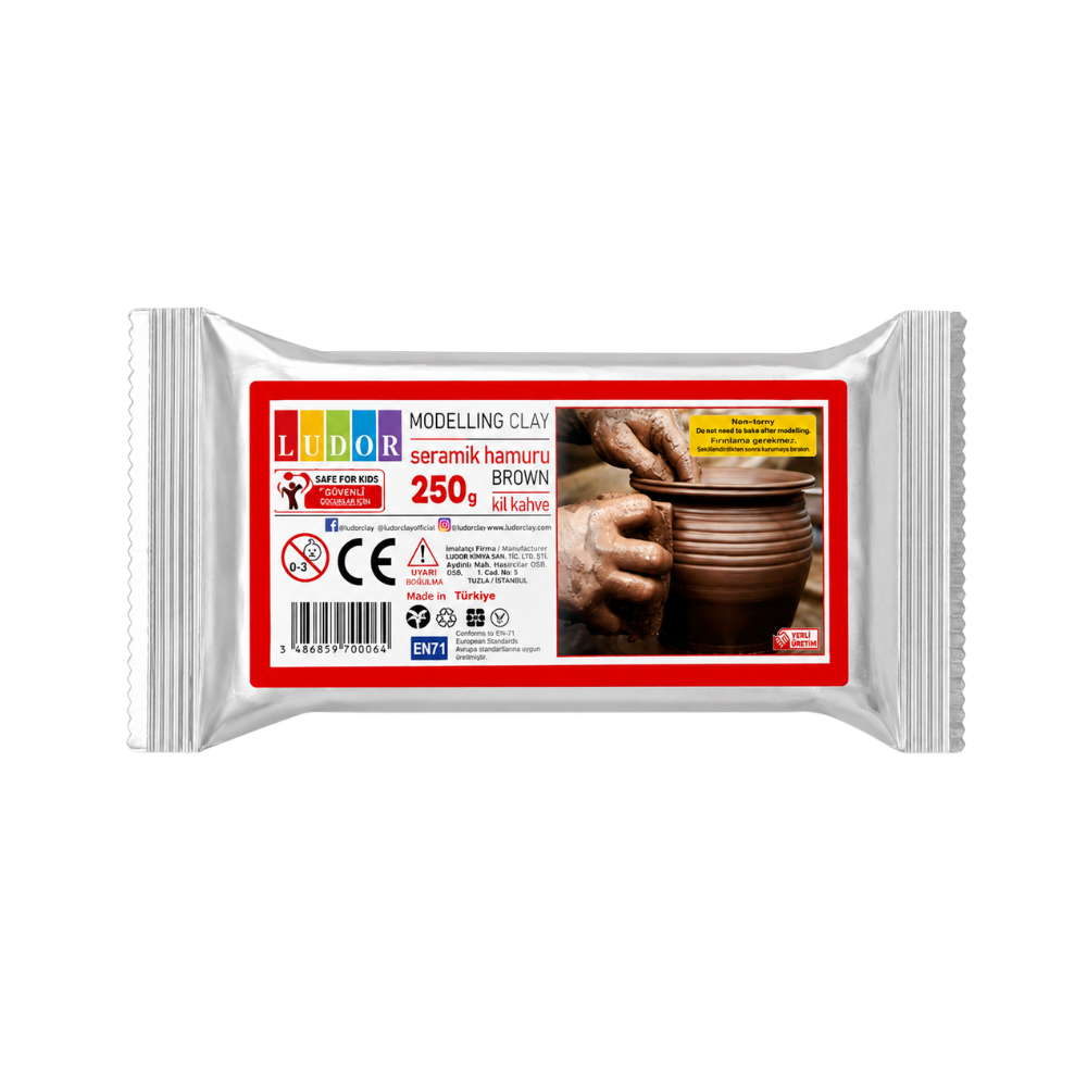 SÜDOR SERAMİK KİL KAHVE 250 GR