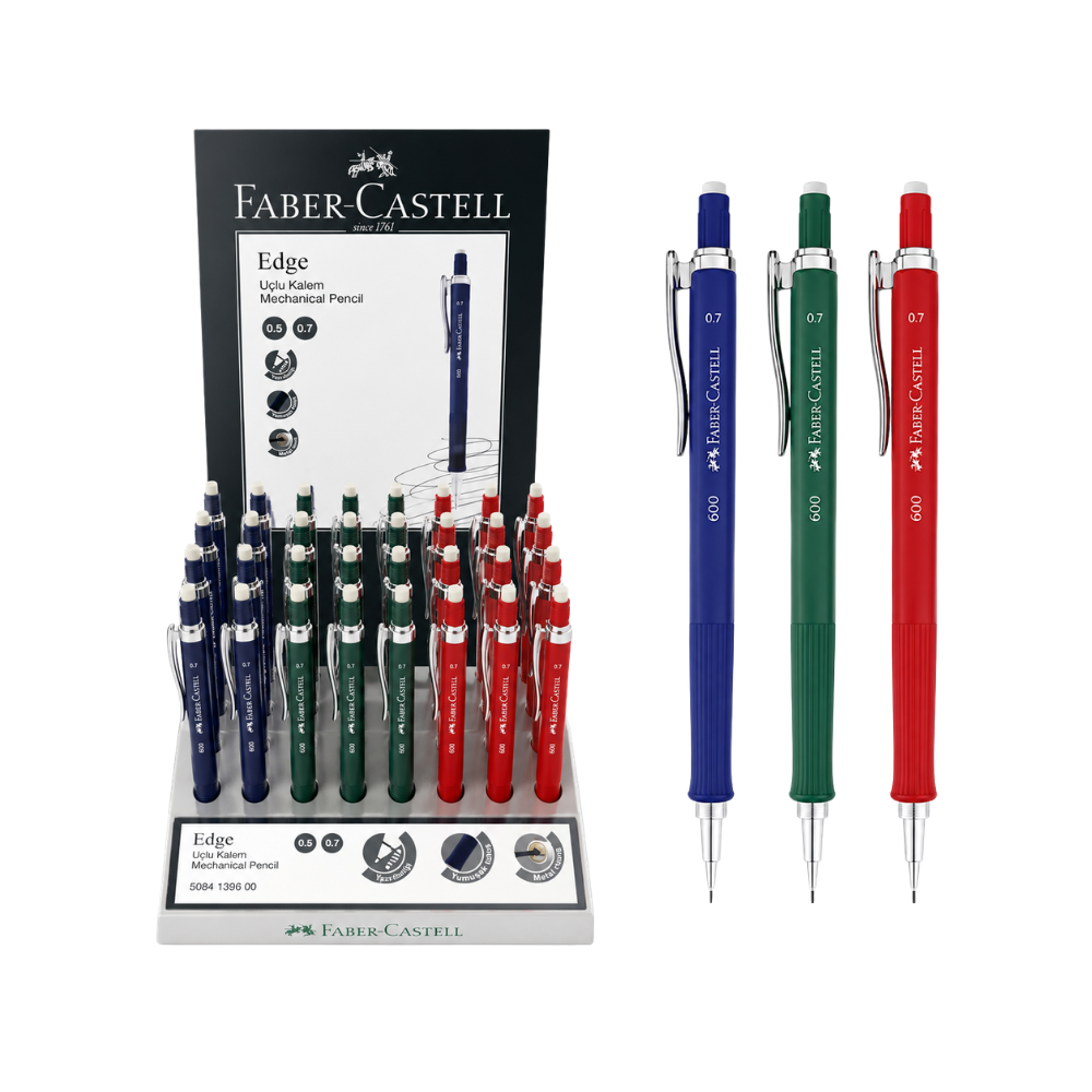 FABER CASTELL EDGE VERSATİL KALEM 40 LI STAND