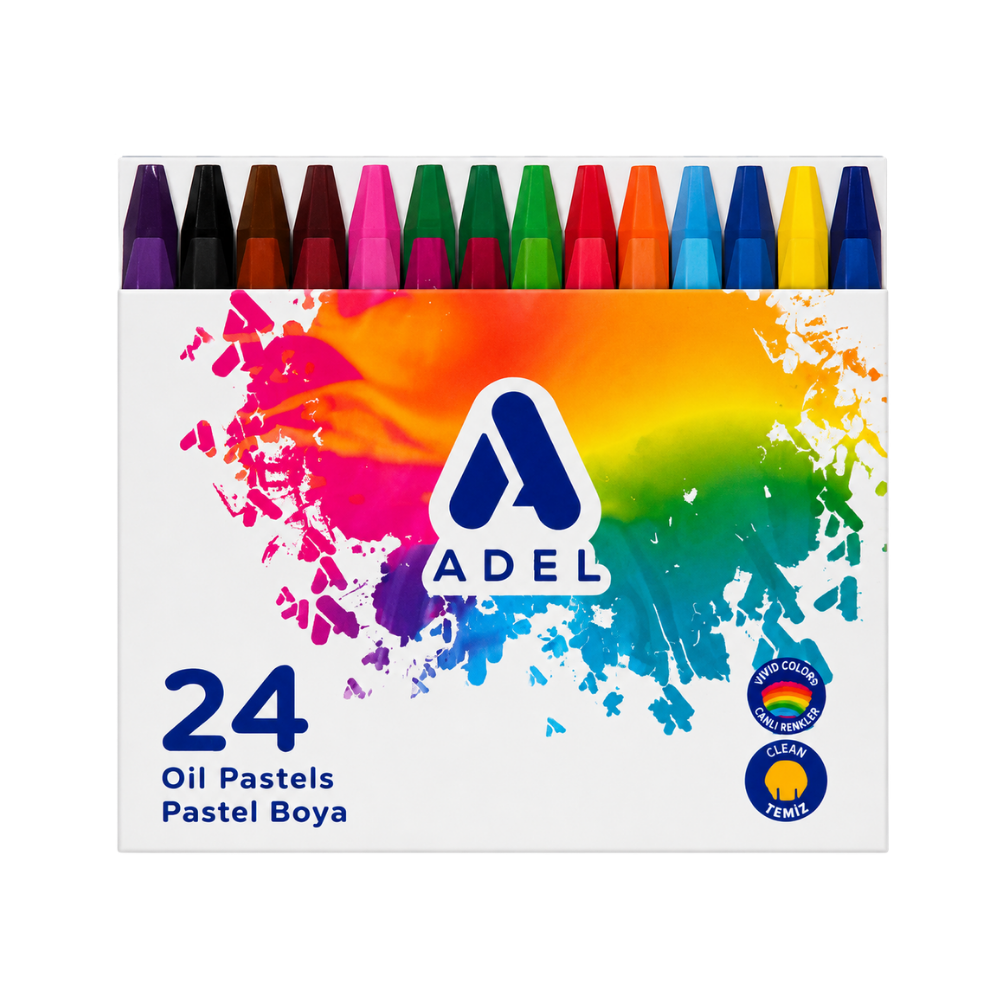 ADEL 24 LÜ PASTEL BOYA