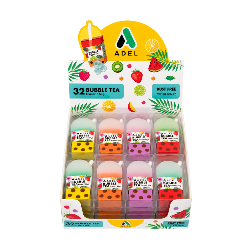ADEL BUBBLE TEA 32 Lİ SİLGİ