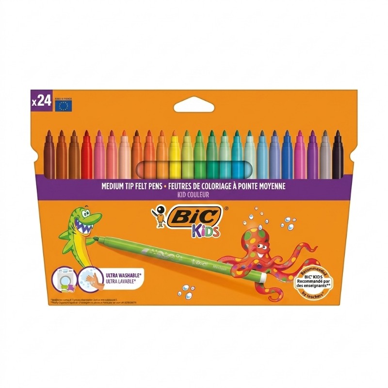 BİC 24 LÜ KEÇELİ BOYA KALEMİ KİD COULEUR