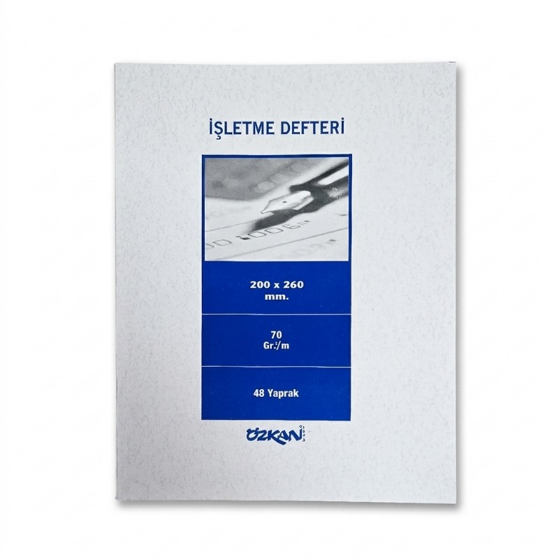 İŞLETME DEFTERİ 48 YAPRAK NUMARALI 200X260