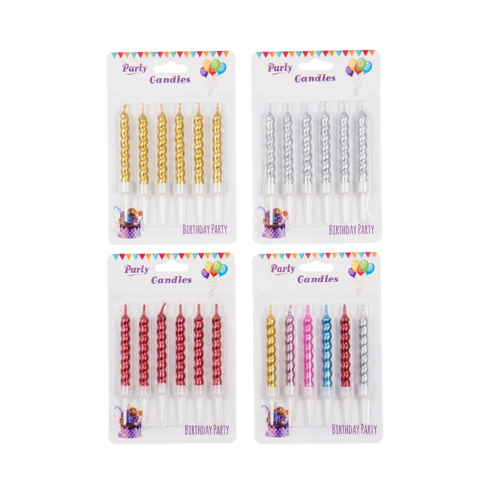KARTELALI 6 LI KIVRIMLI PASTA MUMU MRB-5054