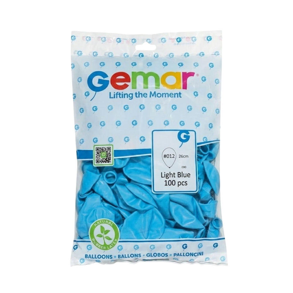 GEMAR AÇIK MAVİ BALON 100 LÜ 009