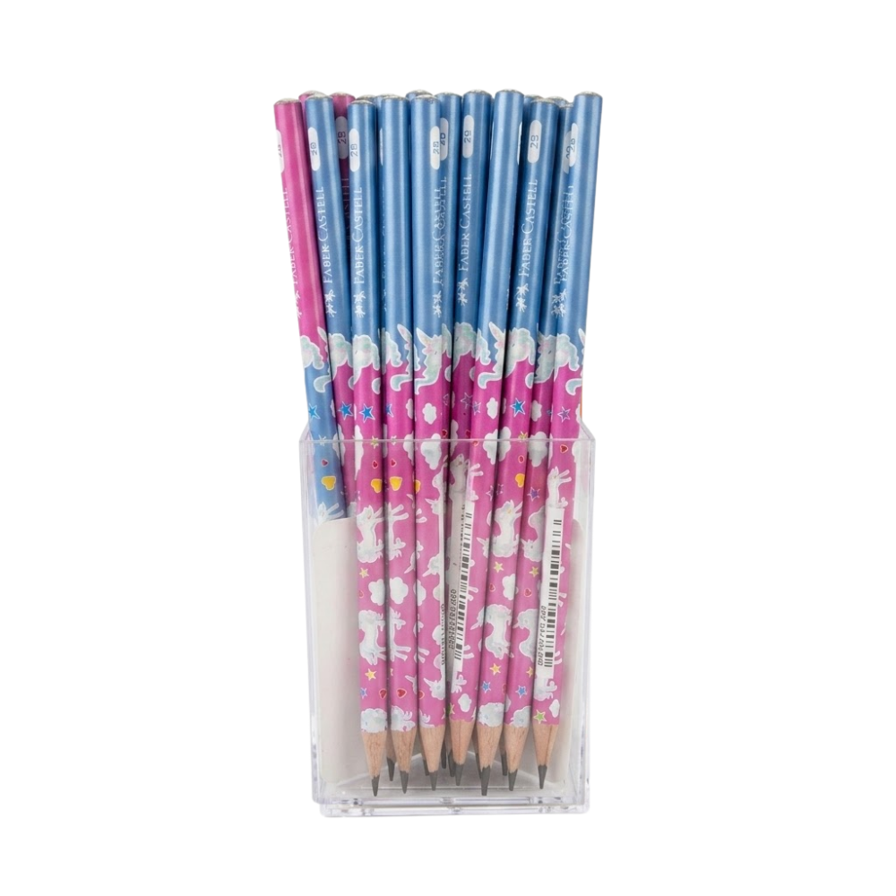 FABER UNİCORN DESENLİ SİLGİLİ KURŞUN KALEM 72 Lİ