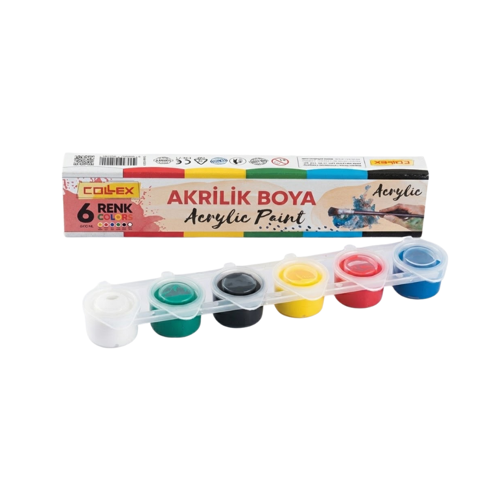 COLLEX 6 LI 10 GR AKRİLİK BOYA 5223