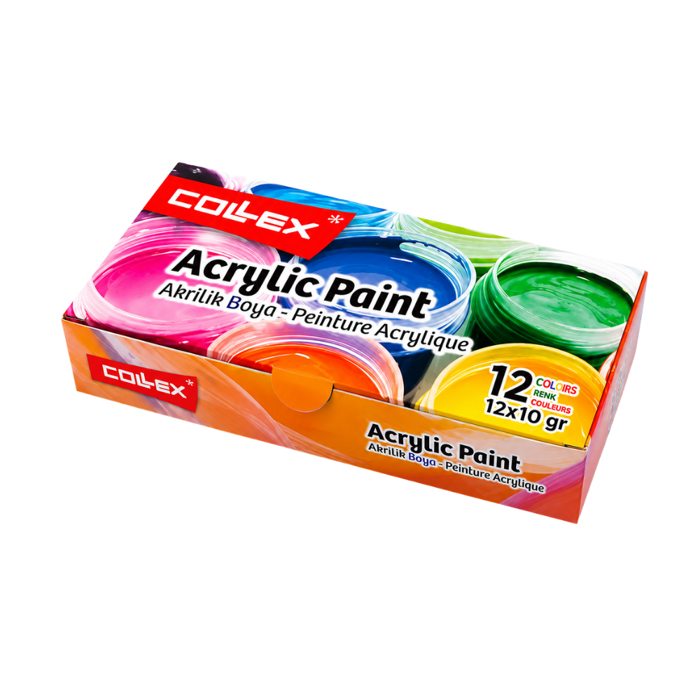 COLLEX 12 Lİ 10 GR AKRİLİK BOYA 5227
