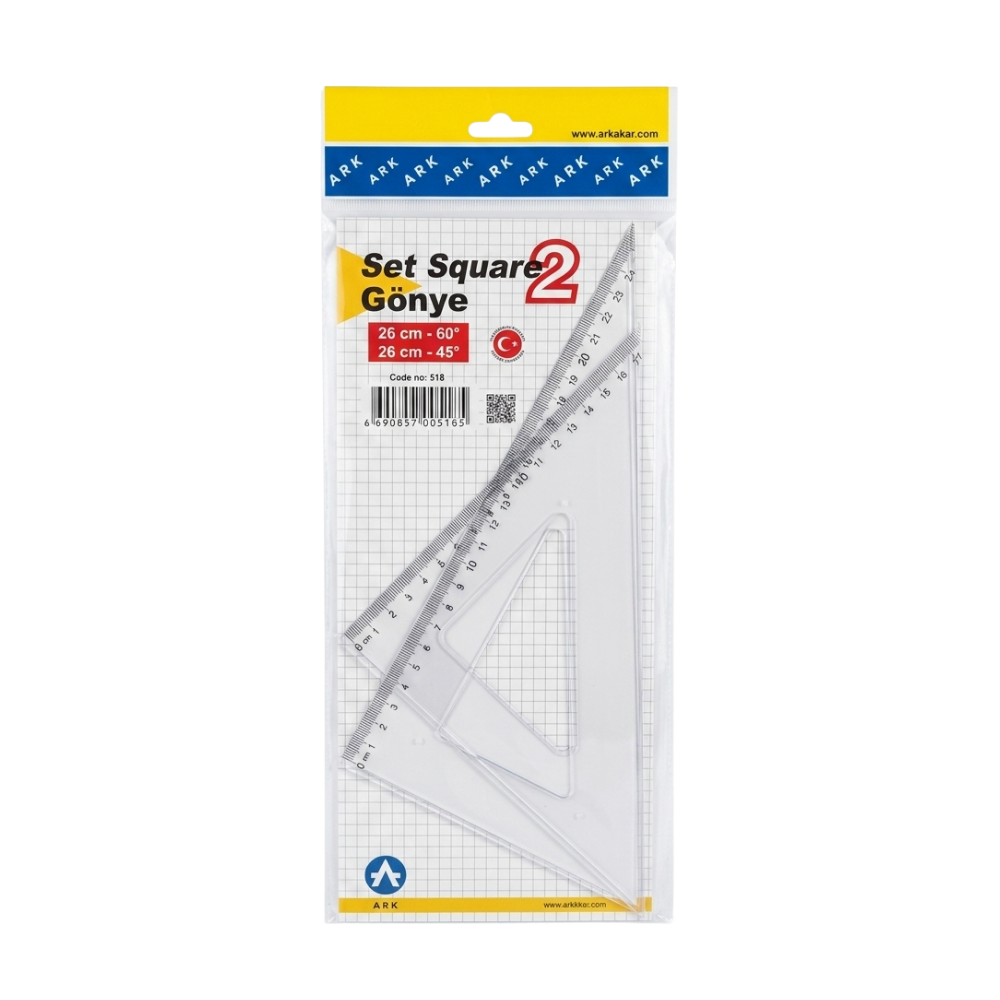 ARK 2 Lİ GÖNYE SETİ 26X45 12 Lİ 518