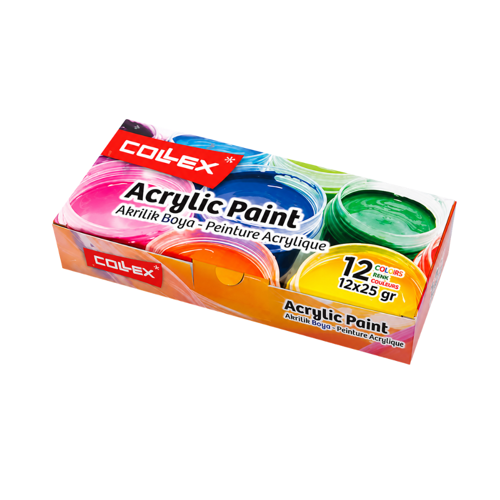 COLLEX 12 Lİ 25 GR AKRİLİK BOYA 6227