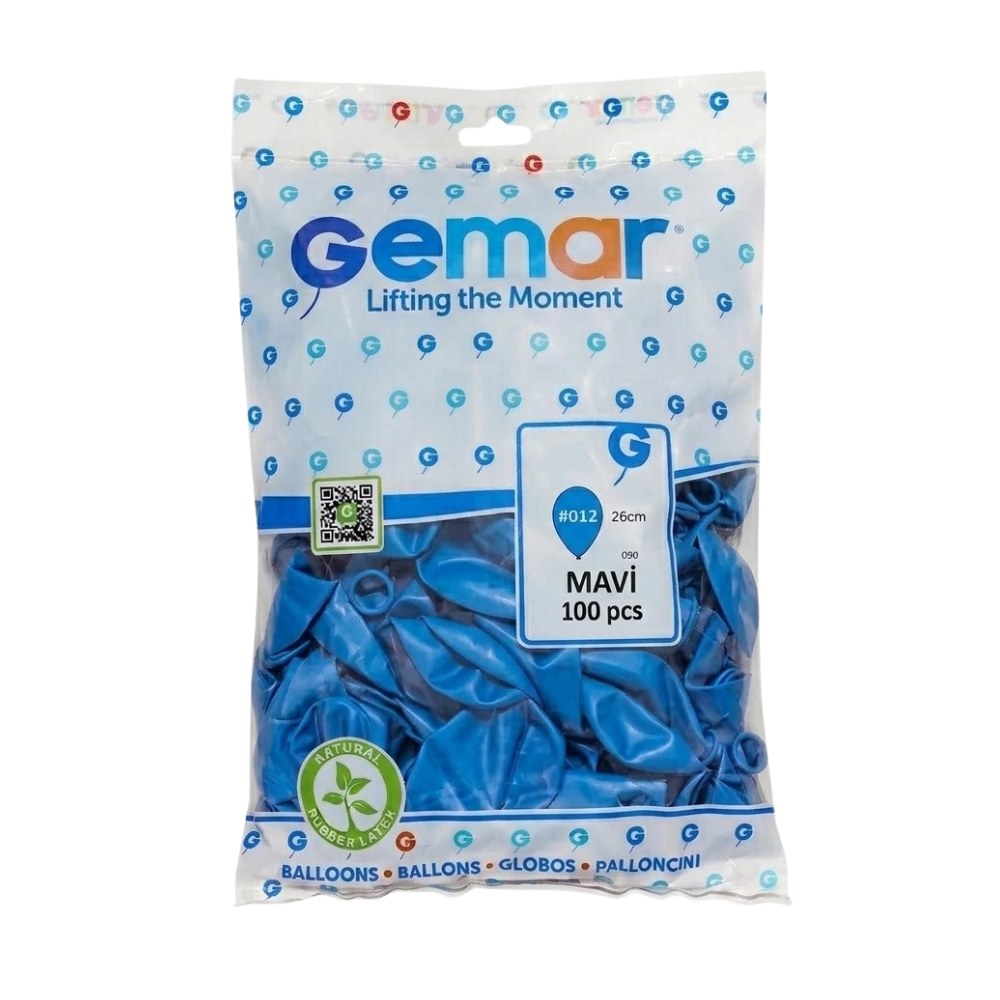 GEMAR MAVİ BALON 100 LÜ 010